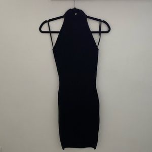 TORN BY RONNY KOBO. BLACK DRESS SIZE XS. WORN 1 TIME.